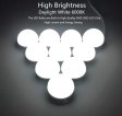 (image for) Hollywood Style LED Vanity Mirror Lights Kit with 10 Dimmable Medium Size Light Bulbs, Perfect for Makeup Vanity Table Set in Dressing Room