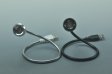 (image for) White/Black Flexible USB LED Reading Light Lamp for Computer Laptop Notebook PC Metal Snake