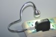 (image for) Black Flexible USB LED Reading Light Lamp for Computer Laptop Notebook PC Metal Snake