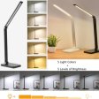 (image for) LED Desk Lamp with Wireless Chargers and USB Charging Port for Home Office, Desk Light withTimer for Reading, Study, Crafts