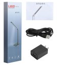 (image for) LED Desk Lamp with Wireless Chargers and USB Charging Port for Home Office, Desk Light withTimer for Reading, Study, Crafts