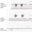 (image for) 8PCS Pack 1W 12-24V DC IP67 Outdoor Moonlight LED Deck Light LED Corner Light for Corridor Steps