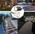 (image for) 10 Pack Outdoor Recessed LED Deck Lights Kits IP67 Waterproof with Black Protection Shell LED Step Light for Garden/Yard/Steps/Bath Room/Kitchen