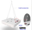 (image for) 300W AC85-265V 1000LM Full spectrum led grow light with cooler fan for indoor hydroponic plant