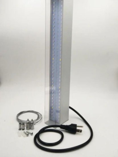 (image for) 80W 40'' Full Spectrum Linear LED Grow Light Strip 6 Bands with IR & UV included, Adjustable Hanger, Idea for Greenhouse, Vegetables & Fruits, Horticulture, Propagation and City Farming