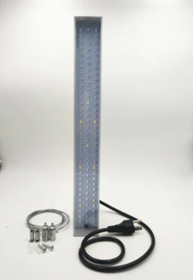 (image for) 80W 40'' Full Spectrum Linear LED Grow Light Strip 6 Bands with IR & UV included, Adjustable Hanger, Idea for Greenhouse, Vegetables & Fruits, Horticulture, Propagation and City Farming
