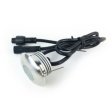 (image for) 8PCS Pack 1W DC12V IP67 Recessed LED Wall Corner Light Outdoor LED Step Lights Stainless Steel Inground Light