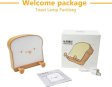 (image for) Meme Toast Bread LED Night Light Rechargeable Desk lamp with Timer for Baby Girls Boys