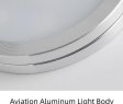 (image for) RGB LED Under Cabinet Lighting Silver Rounded Aluminum Alloy Shell 2W 12VDC Puck Light for Motorhome, Caravan, Truck, Kitchen, Wine Cabinet, Wardrobe