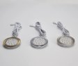 (image for) 6pcs Packing Rounded LED Stainless Steel Under Cabinet Lighting 2W 12VDC 3 Switches are Available Controllable Puck Light for Motorhome, Caravan, Truck, Kitchen, Wine Cabinet, Wardrobe