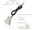 (image for) 8PCS Pack 1W 12-24V DC IP67 LED Step Lights Round/Square Waterproof Dimmable Inground Light Made By 6063 Aluminum LED Wall Corner Light