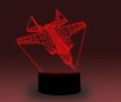 (image for) Transportation Images 3D Illusion LED Night Light w/ 16 Colors Remote Touch Switch Adjustable Brightness for Kids Bedroom Decoration