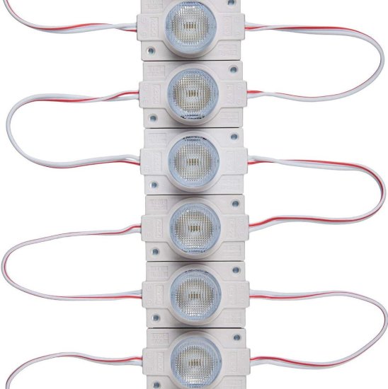 (image for) 20pcs/pack LED Modules with Lens for Light Box DC12V 110LM 1.5W Waterproof IP65 with Adhesive Tape Back