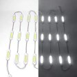 (image for) 20pcs/pack LED Modules String with COB 2W LED 160°Beam DC12V 100LM 2W Module Light Waterproof IP65 with Adhesive Tape Back
