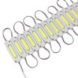(image for) 20pcs/pack LED Modules String with COB 2W LED 160°Beam DC12V 100LM 2W Module Light Waterproof IP65 with Adhesive Tape Back