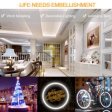 (image for) 1M/5M/10M/20M Pack of T0410 LED Neon Light Housing Kit with End Caps and Mounting Clips, Flexible Neon Channel Fit for 5mm Wide LED Strip Lights