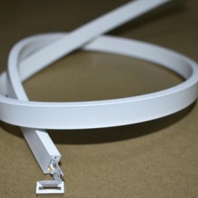 1M/5M/10M/20M Pack of T0511 LED Neon Light Housing Kit with End Caps and Mounting Clips, Flexible Neon Channel Fit for 8mm Wide LED Strip Lights