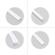 (image for) 1M/5M/10M/20M Pack of T0613 Edge Lighting LED Neon Light Housing Kit with End Caps and Mounting Clips, Flexible Neon Channel Fit for 8mm Wide LED Strip Lights