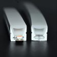 (image for) 1M/5M/10M/20M Pack of T1010 LED Neon Light Housing Kit with End Caps and Mounting Clips, Flexible Neon Channel Fit for 6mm Wide LED Strip Lights