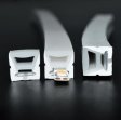 (image for) 1M/5M/10M/20M Pack of T1010 LED Neon Light Housing Kit with End Caps and Mounting Clips, Flexible Neon Channel Fit for 6mm Wide LED Strip Lights