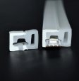 (image for) 1M/5M/10M/20M Pack of T1220 3 Sides Edge Lighting LED Neon Light Housing Kit with End Caps and Mounting Clips, Flexible Neon Channel Fit for 10mm Wide LED Strip Lights