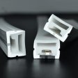 (image for) 1M/5M/10M Pack of T2014 LED Neon Light Housing Kit with End Caps and Mounting Clips, Flexible Neon Channel Fit for 12mm Wide LED Strip Lights