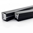 (image for) 16.4FT(5Meters) 20*20mm 120° Top Emitting IP67 Waterproof Flexible Full Black Silicon LED NEON Tube Housing Fit for 12mm Wide LED Strip Light