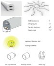 (image for) 1M/5M/10M Pack of T20D LED Neon Light Housing Kit with End Caps and Mounting Clips, Flexible Neon Channel Fit for 10mm Wide LED Strip Lights