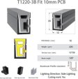 (image for) 16.4FT(5Meters) 12*20mm 120° Side Insert Top Emitting IP67 Waterproof Flexible Full Black Silicon LED NEON Tube Housing Fit for 10mm Wide LED Strip Light