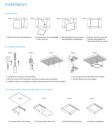 (image for) 1'x4' (295x1195mm) 40W LED Panel Light in 0.39'' (10mm) White Trim Flat Sheet Panel Lighting Board Super Bright Ultra Thin Glare-Free