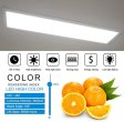 (image for) 1'x4' (295x1195mm) 40W LED Panel Light in 0.39'' (10mm) White Trim Flat Sheet Panel Lighting Board Super Bright Ultra Thin Glare-Free