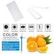 (image for) 1'x2' (295x595 mm) 24 Watt LED Panel Light in 0.39'' (10mm) Thick White Trim Flat Sheet Panel Lighting Board Super Bright Ultra Thin Glare-Free