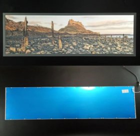 5 PACK LED Skylight 1x4FT - 300*1200mm 36W 3060LM Blue Sky LED Flat Panel Light Framed For Ceiling Decoration