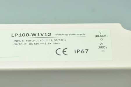 (image for) 100 Watt LED Power Supply 12V 8.3A LED Power Supplies Waterproof IP67 For LED Strips LED Lighting