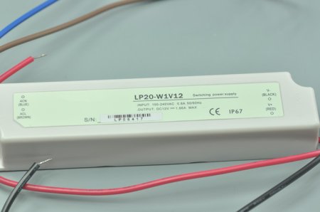 (image for) 20 Watt LED Power Supply 12V 1.66A LED Power Supplies Waterproof IP67 For LED Strips LED Lighting