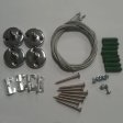 (image for) 5 Pack Hanging Kit for LED Panel Light