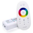 (image for) 12V-24V DC 2.4G RF Wireless RGB LED Controller for RGB LED Strips with Touch Color Ring Remote
