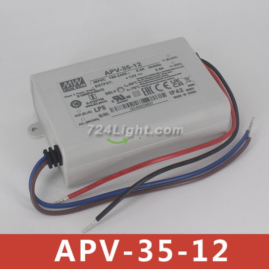 (image for) MEANWELL APV-35-12 Constant Voltage Switching Power Supply LED Driver