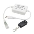 (image for) 110V/220V AC LED Dimmer for AC 110V/220V LED Strip Lights， RF Wireless Dimmer Switch