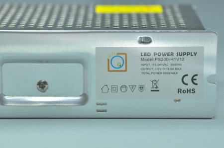 (image for) 200 Watt LED Power Supply 12V 16.6A LED Power Supplies For LED Strips LED Light