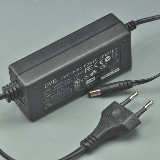 (image for) Original 12V 3A Adapter Min Power Supply 36 Watt EU LED Power Supplies For LED Strips LED Lighting