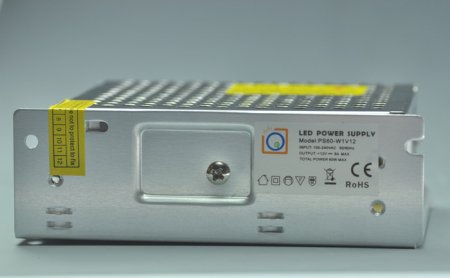 (image for) 60 Watt LED Power Supply 12V 5A LED Power Supplies For LED Strips LED Lighting