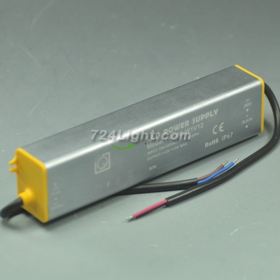(image for) 60 Watt LED Power Supply 12V 5A LED Power Supplies Rain-proof For LED Strips LED Lighting