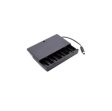 (image for) Hot Sale 8x AA Battery 12V Storage Holder Box Case Battery Pack with ON-OFF Switch Black with DC plug cable in side