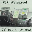 (image for) 12V LED Waterproof Power Supply 20W 35W 60W 75W 100W LED Power Supplies Waterproof IP67 For LED Strips LED Lighting