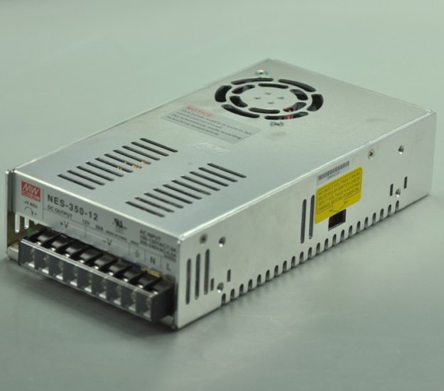 (image for) 12V 350W MEAN WELL NES-350-12 LED Power Supply 12V 29A NES-350 NE Series UL Certification Enclosed Switching Power Supply