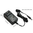 (image for) 12V 2A Power Supply Adapter,AC to DC Transformer 5.5mm x 2.1mm Connector, 24W Regulated Transformer for LED Strip Lights ,CCTV Security Camera DVR NVR,2Pack