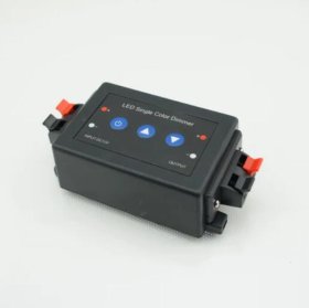 12VDC 8A RF Wireless Remote Control and Key Switch LED Dimmer for Single Color LED Strip Lights