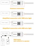 (image for) 5V-24V DC Wireless SP107E Bluetooth Music Symphony Controller for Dream Color Magic Color Addressable Color Changing LED Flexible Strip Lights Max 960Pixels Controllable
