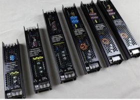 12V 60W 100W 150W Power Supply, Triac Dimmable Constant Voltage LED Driver, 110V AC to 12V/24V DC Transformer Compatible with Standard Wall Dimmers for Under Cabinet LED Strip Lights